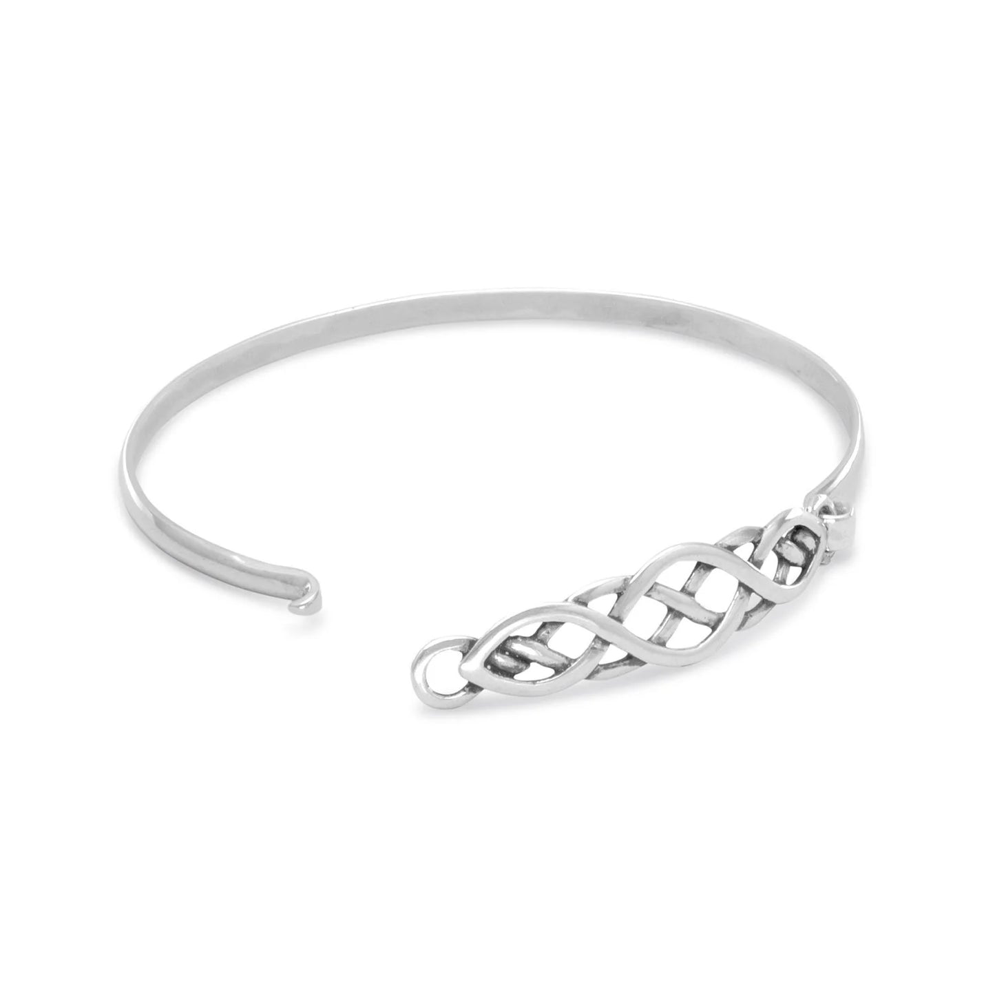 Oxidized Celtic Bangle