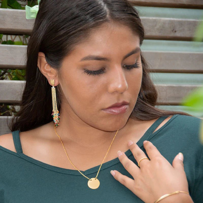 14 Karat Gold Plated Sterling Silver CZ Ring, Thin Band, Stackable Midi Style, 1.5mm Width, Sizes 3-9