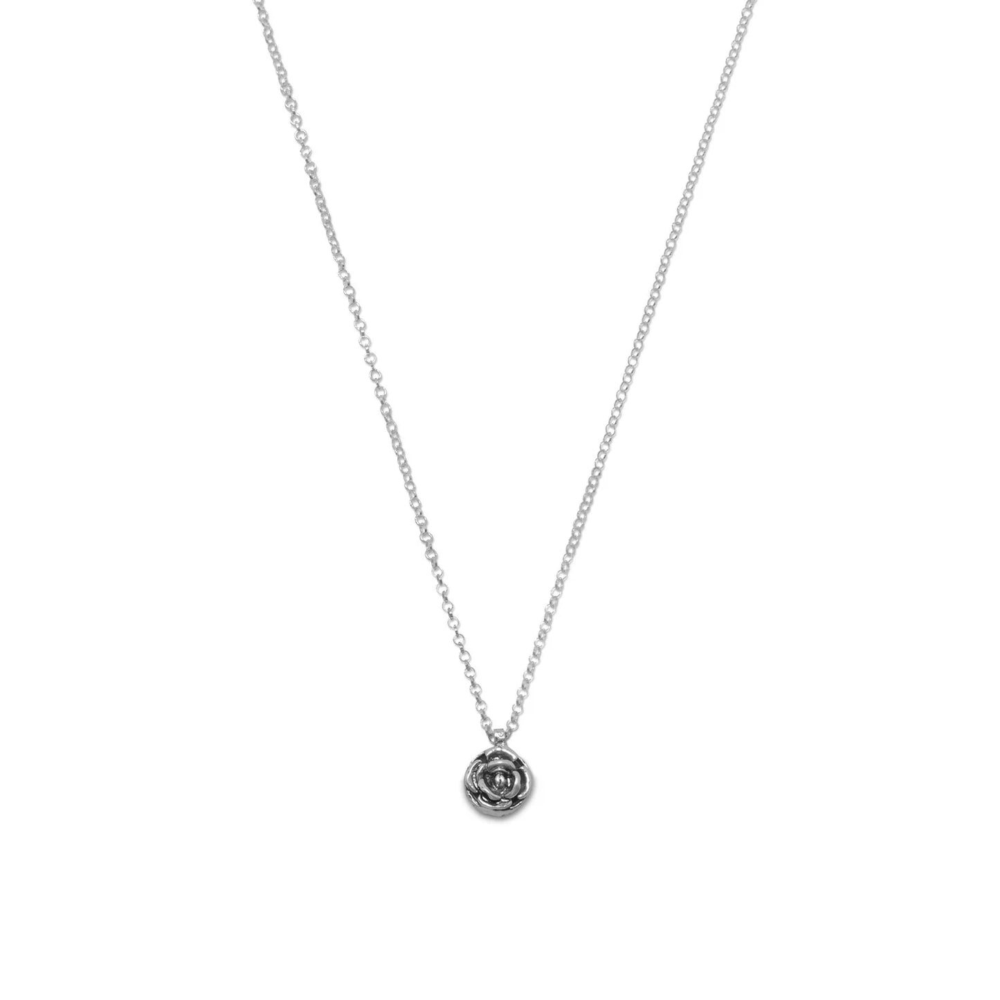 18" Reversible Ancient Roman Glass and Flower Design Necklace