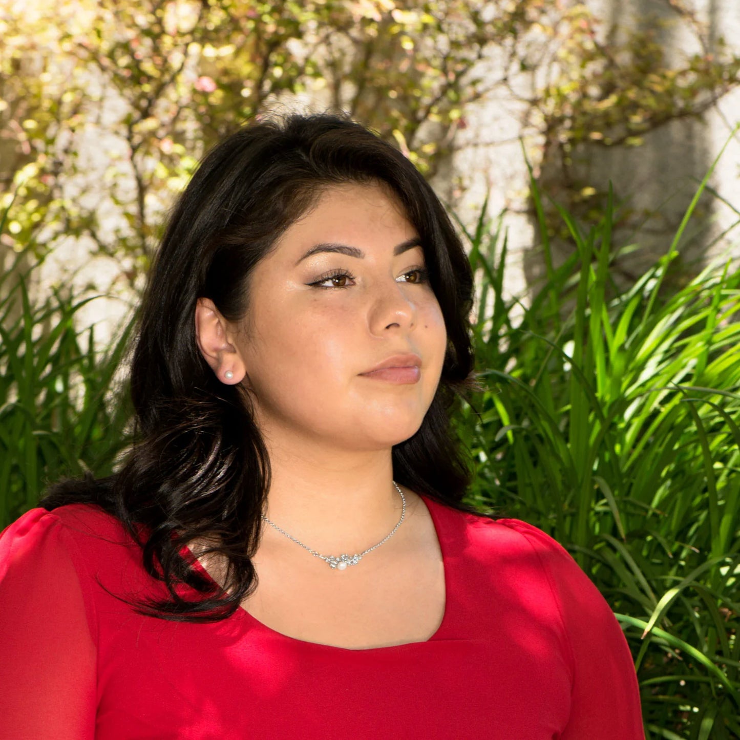 Sterling Silver Cultured Freshwater Pearl Stud Earrings, White, 4mm-5mm