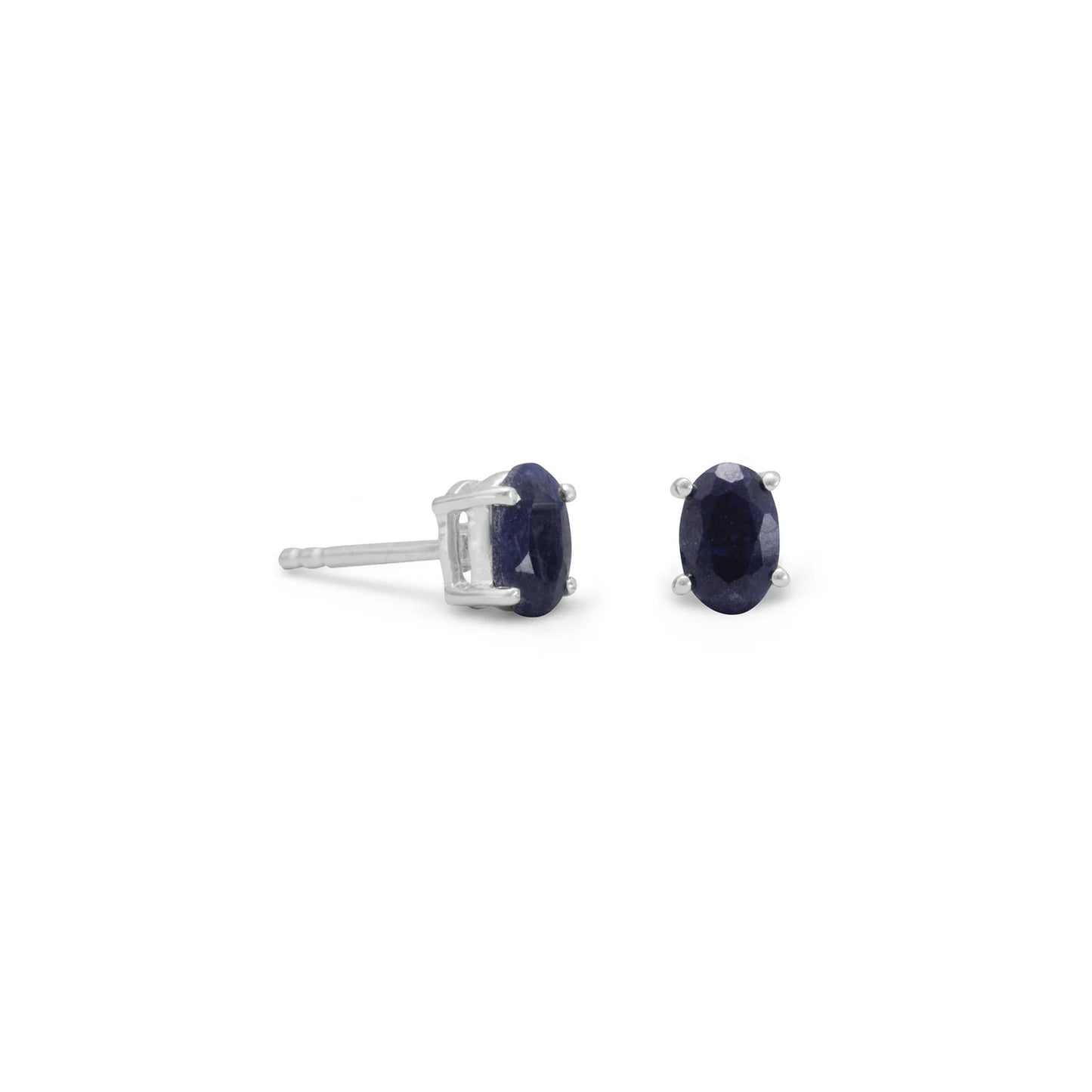 Faceted Corundum Earrings