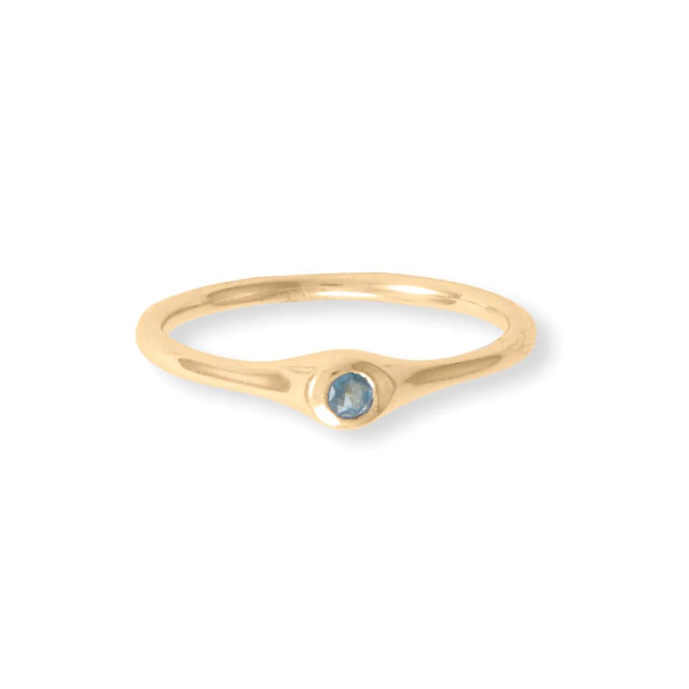 14K Gold Plated Sterling Silver Ring Set with Amethyst, Labradorite, Glass Stones, 5 Piece Stack, Sizes 6-9