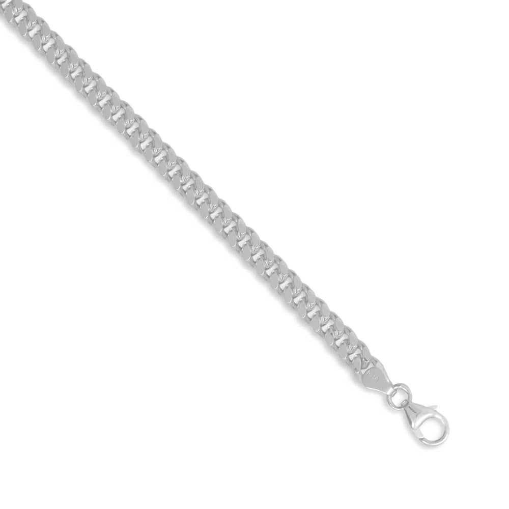 Miami Cuban Link Chain Necklace 925 Sterling Silver Lobster Clasp Italy 5mm