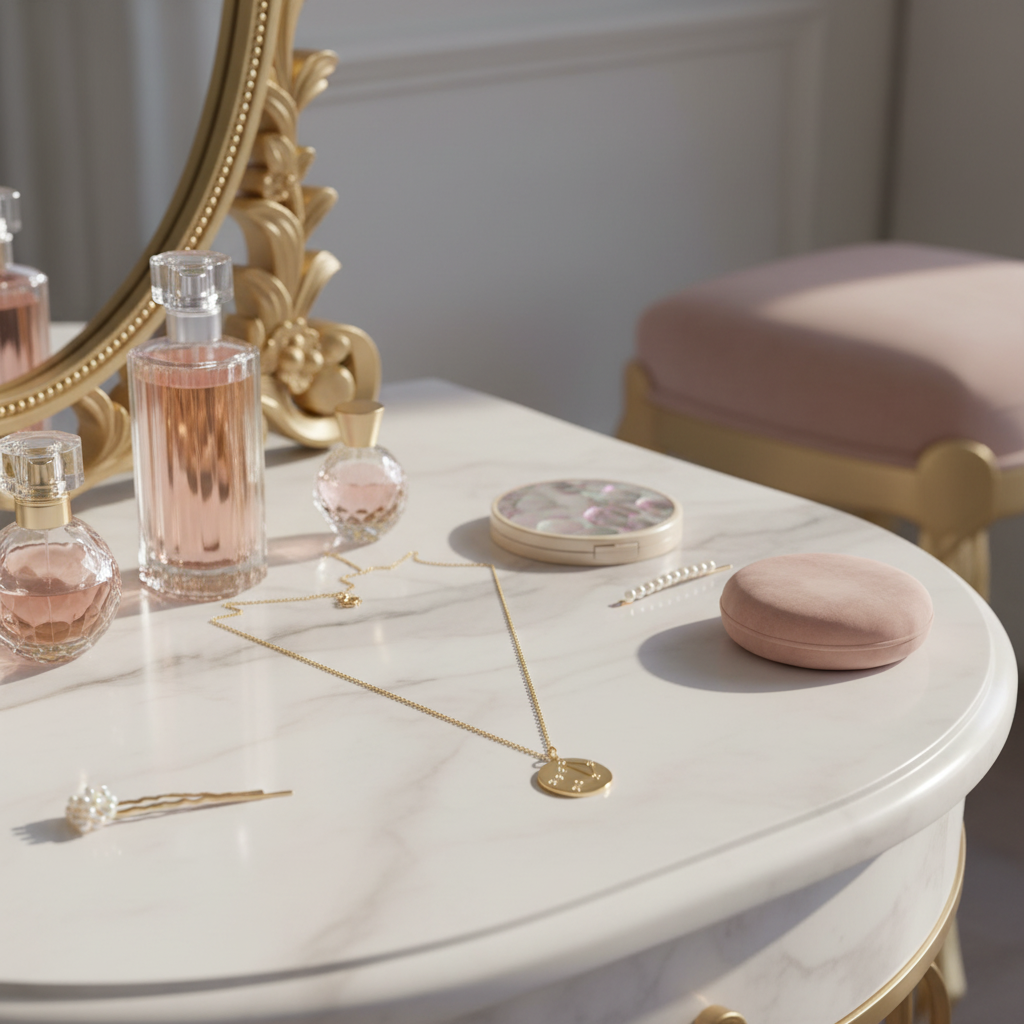 Libra Zodiac Necklace - 14K Gold Plated Sterling Silver Constellation Pendant