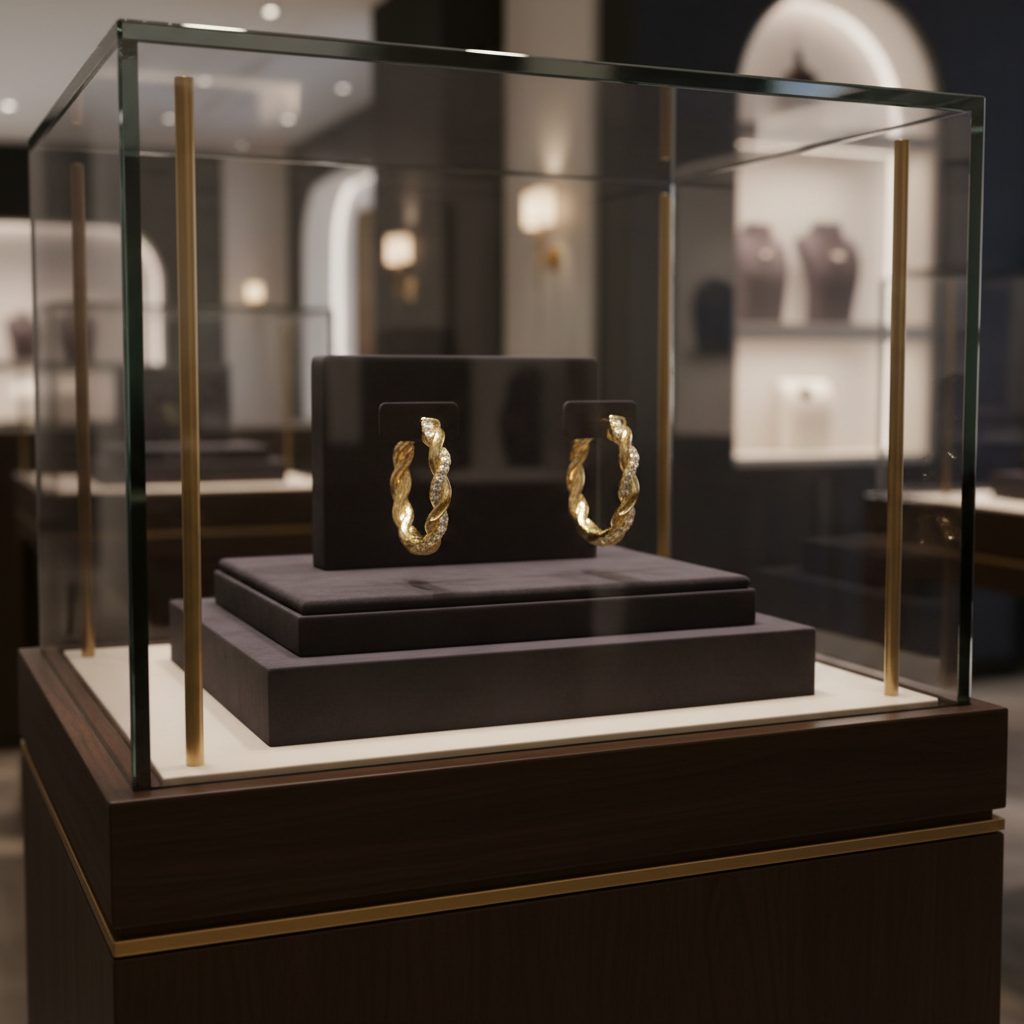 首飾店場景 1 - 奢華展示櫃