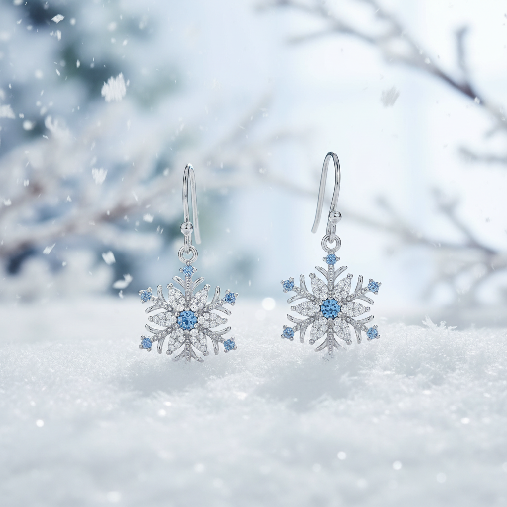 下雪背景 1 - 輕柔飄雪