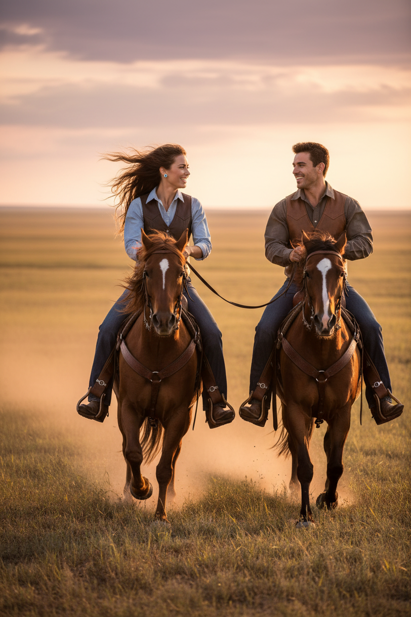 草原奔跑情侶 1 - 歡樂奔馳