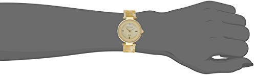 Anne Klein Women's AK/1838CMHN Diamond-Accented Horn Resin Bracelet Watch