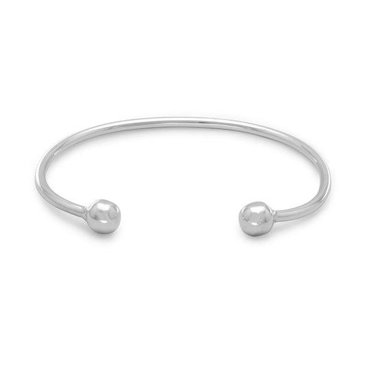 Men's Ball-Ended Cuff Bracelet