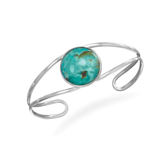 Turquoise Open Band Cuff