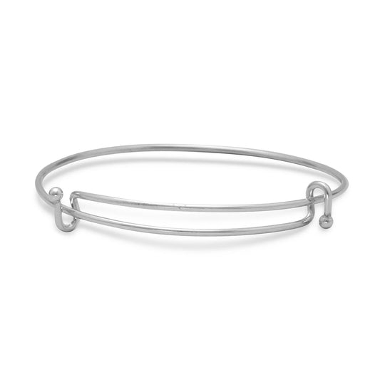 Expandable Wire Bangle with Double Hook