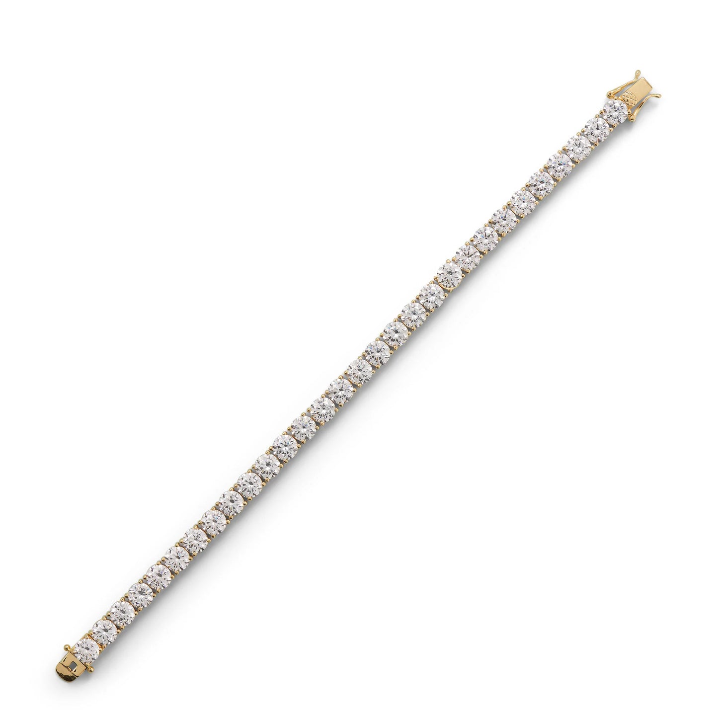 7.5" Gold-Plated CZ Tennis Bracelet