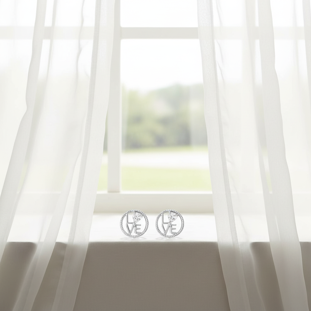 窗邊場景 2 - 白色窗簾漫射光