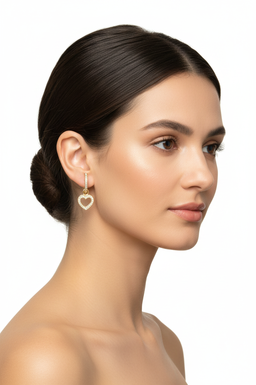 模特兒佩戴圖 2 - 側面輪廓