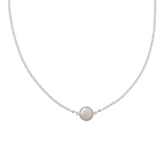 16" Cultured Freshwater Coin Pearl Necklace