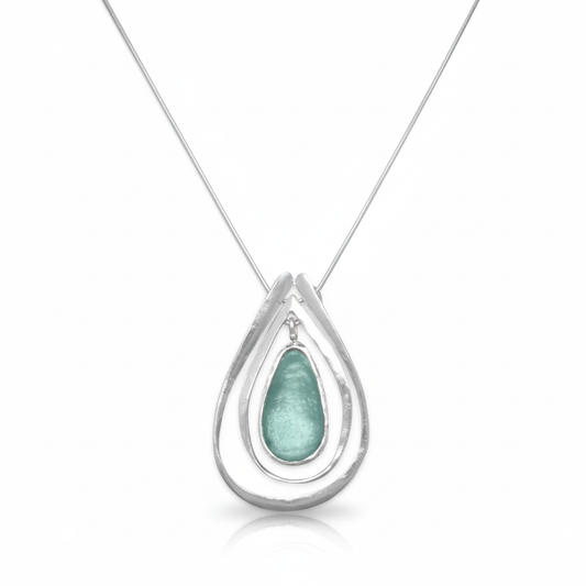 水滴吊墜項鍊圖片 3