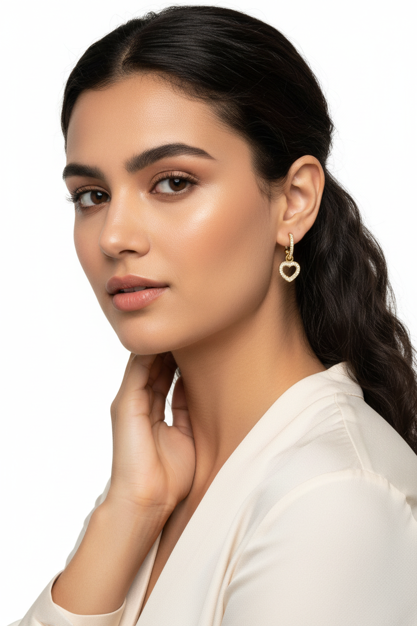 模特兒佩戴圖 3 - 四分之三視角