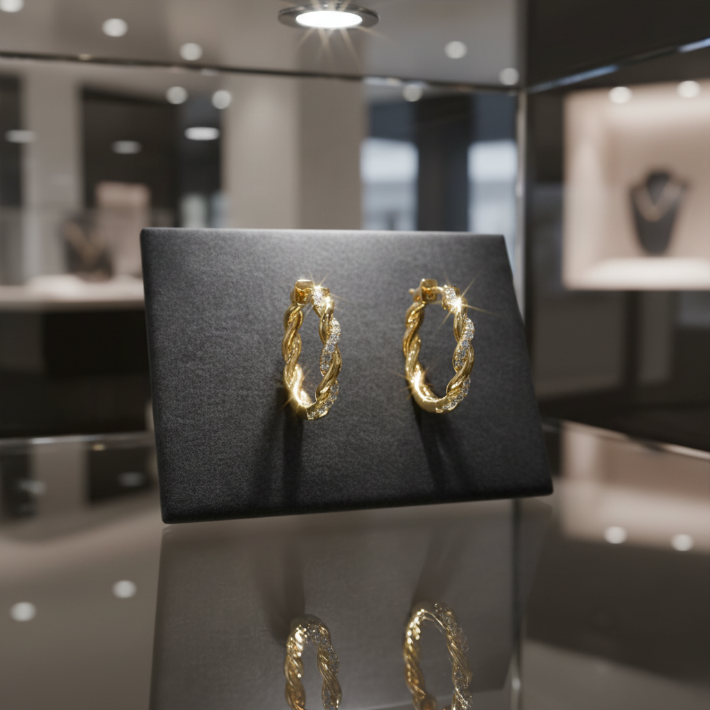 首飾店場景 3 - 玻璃櫥窗與鏡面