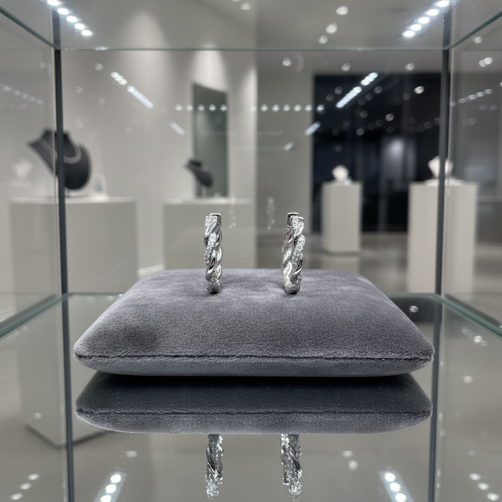 首飾店場景 3 - 玻璃櫥窗與鏡面