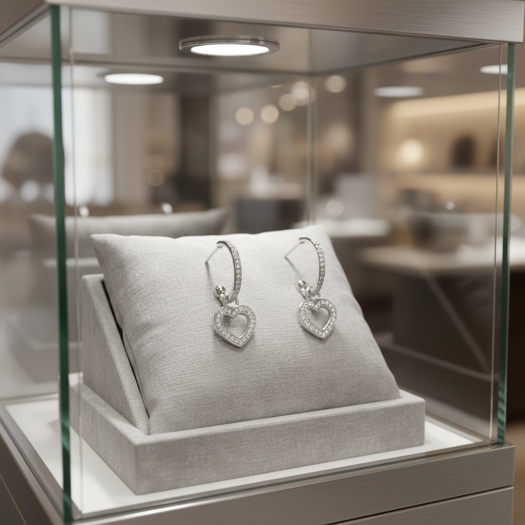 首飾店場景 3 - 玻璃櫥窗與鏡面