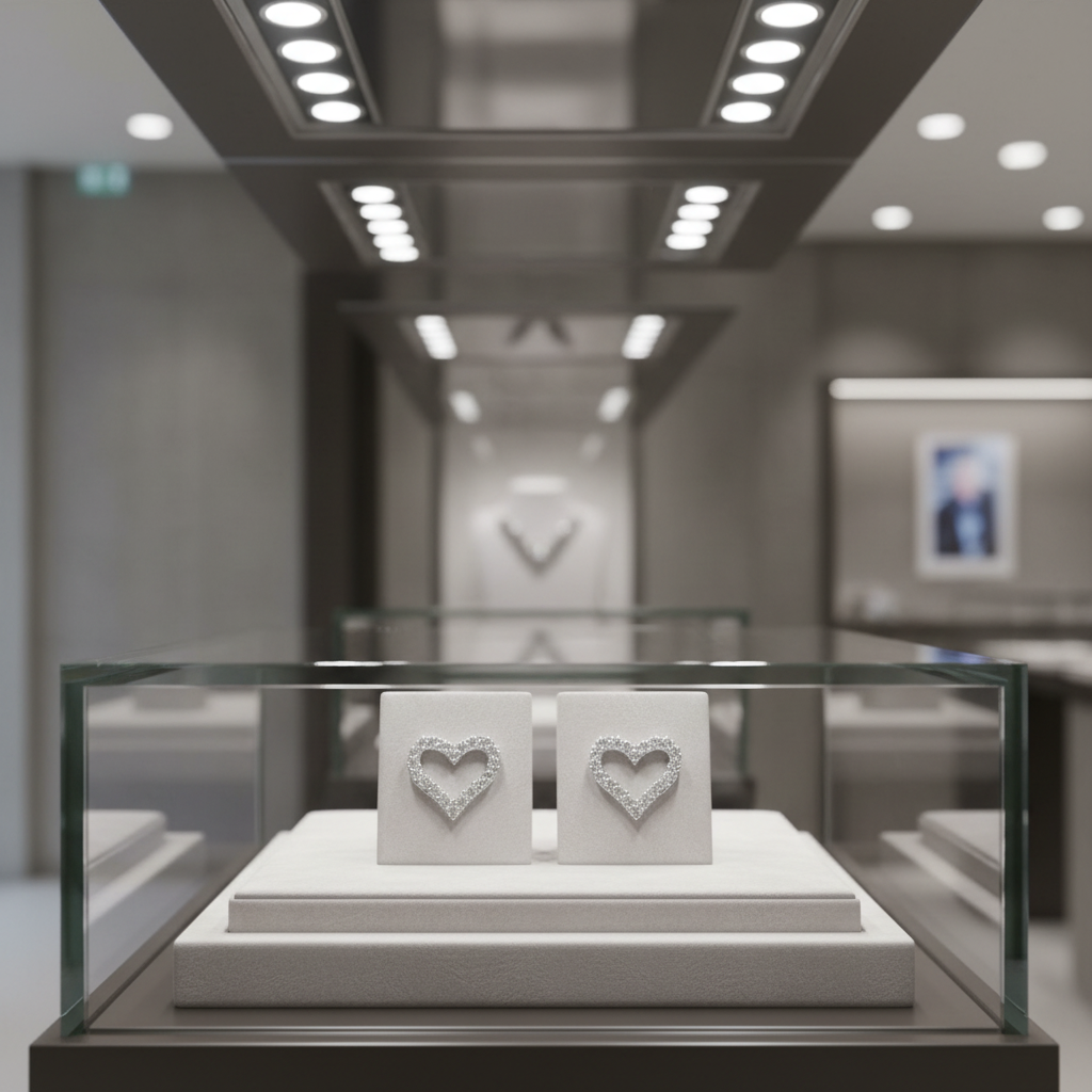 首飾店場景 3 - 玻璃櫥窗與鏡面