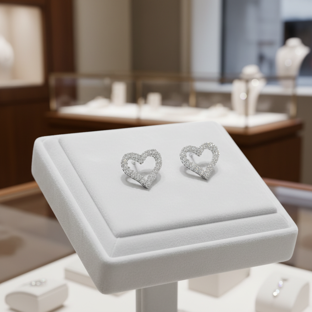 首飾店場景 4 - 白色展示托盤