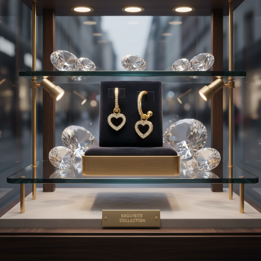 首飾店場景 5 - 高端櫥窗陳列