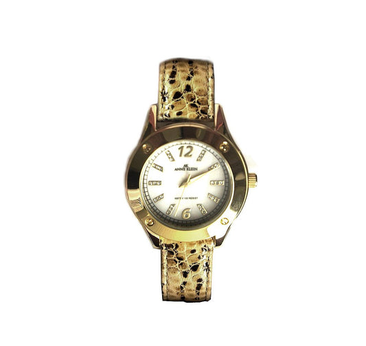 Anne Klein Snake Leather Strap Watch for Women