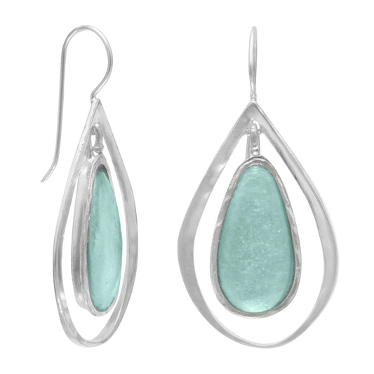 Ancient Roman Glass Earrings