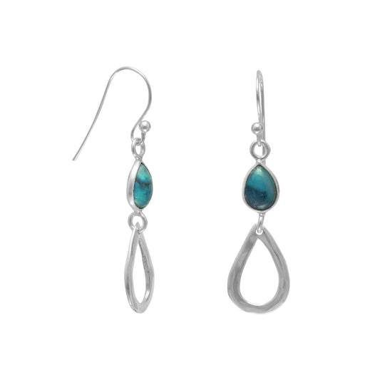 Stabilized Turquoise Earrings