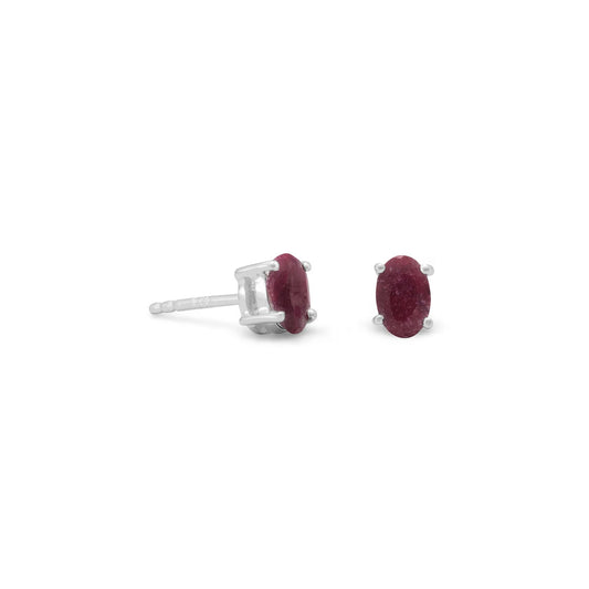 Faceted  Corundum Earrings