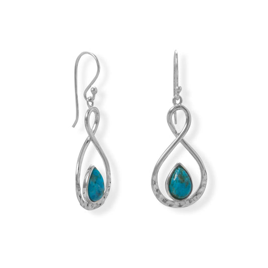 Turquoise French Wire Earring