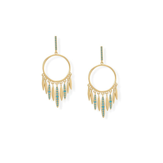 Dream Catcher Inspired Post Back Earrings