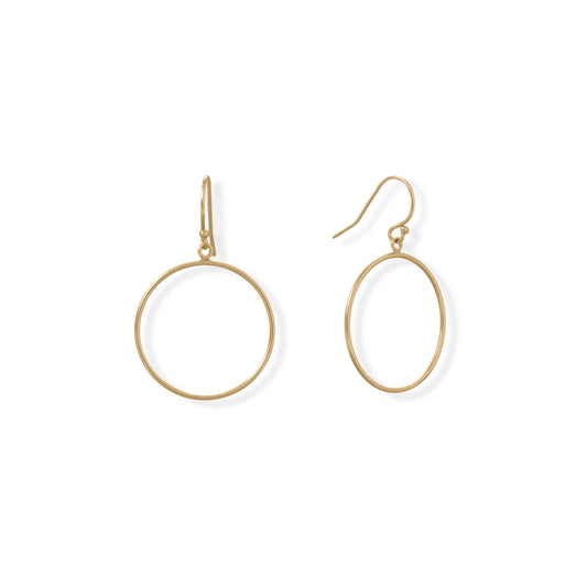 14/20 Gold Filled Circle Earrings