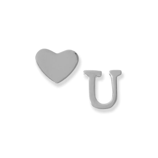 Heart-shaped "U" Earrings