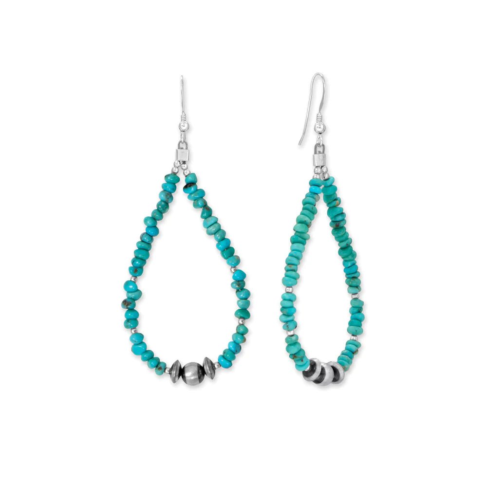 Mexican Campitos Turquoise Earrings