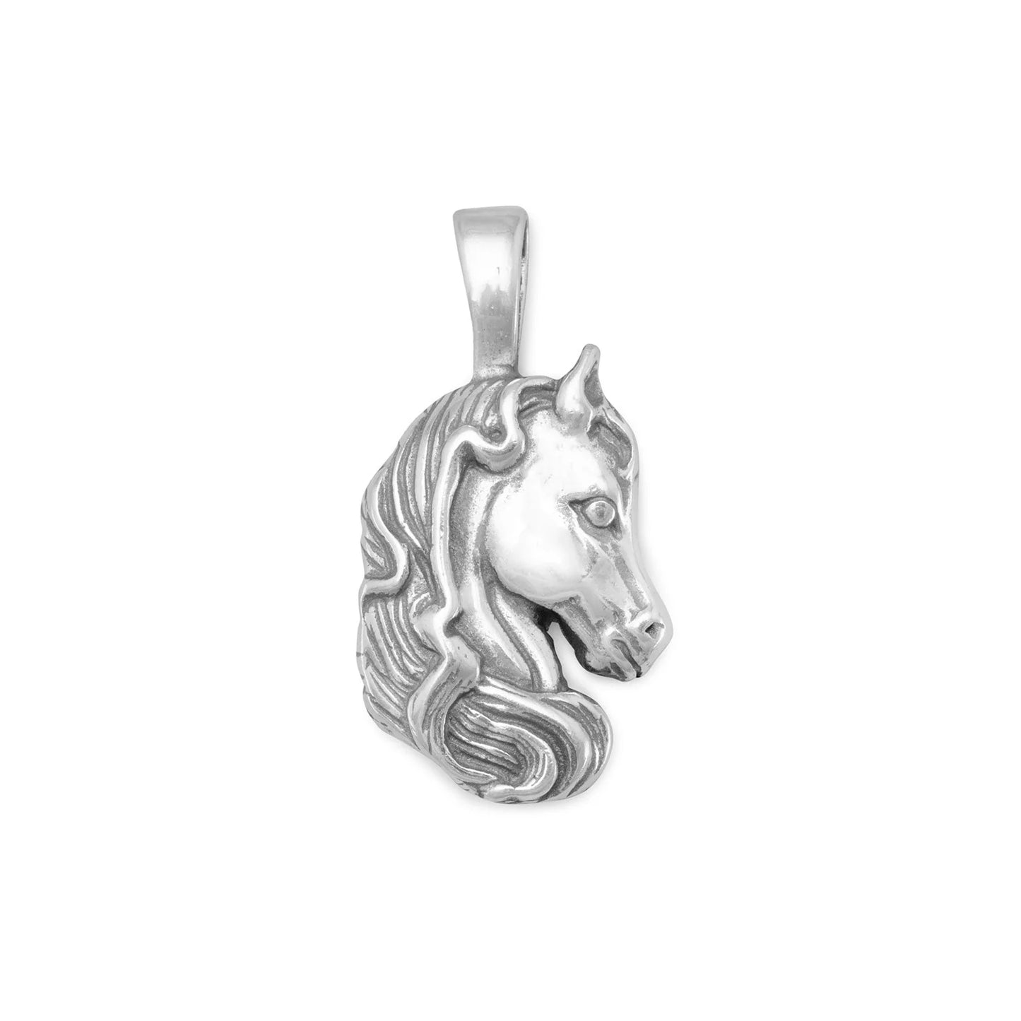 Energize with Oxidized Horse Pendant