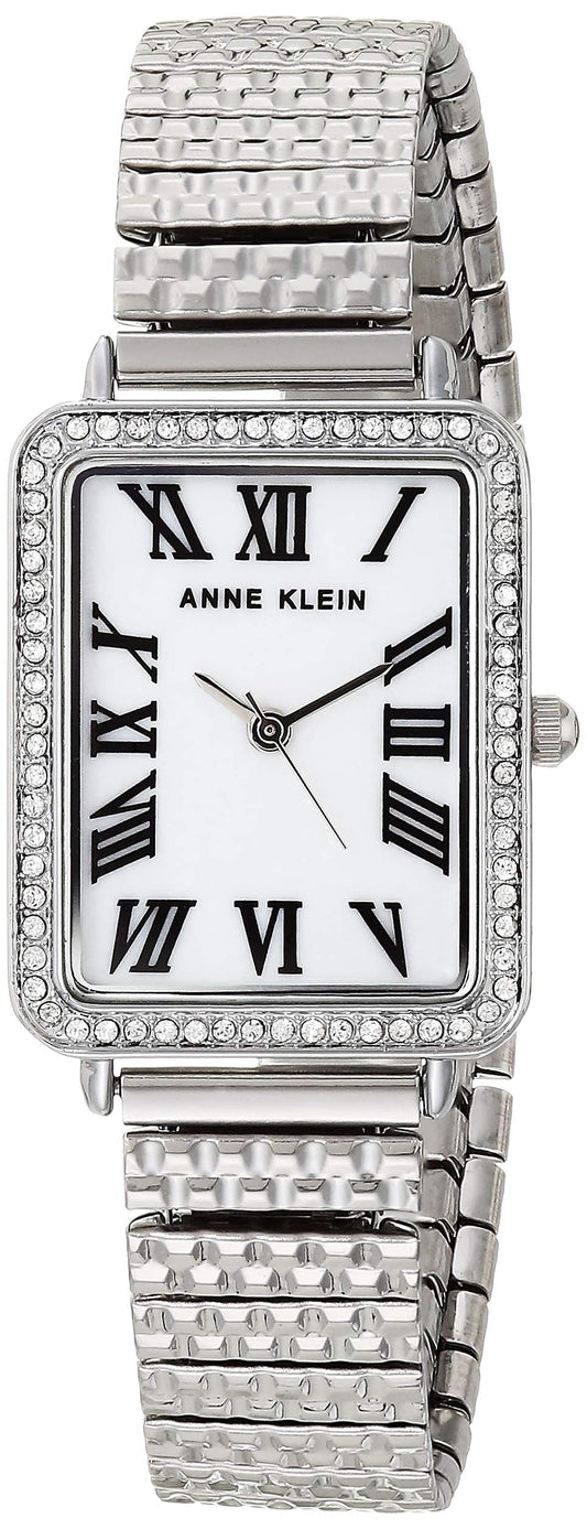 Anne Klein Women's Premium Crystal Accented Bracelet Watch