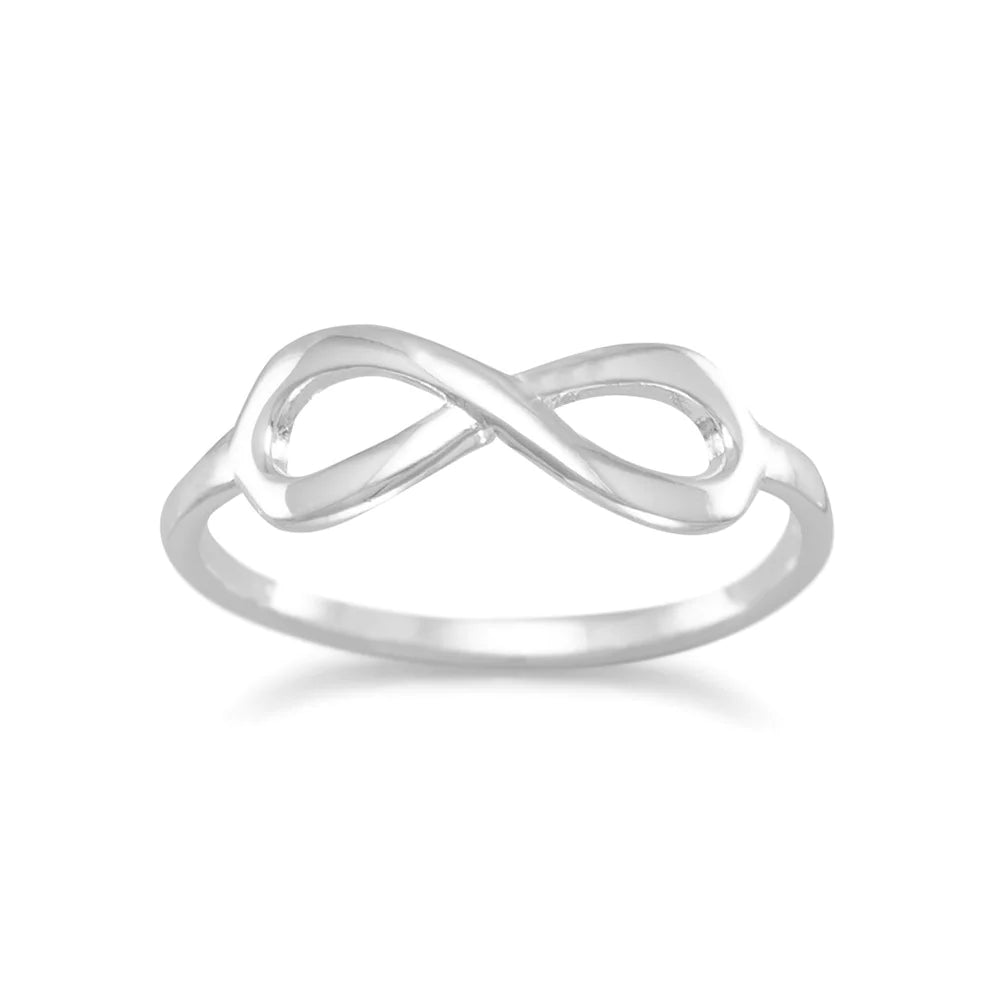 Polished Infinity Ring