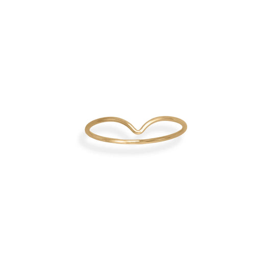 14/20 Gold Filled "V" Design Ring