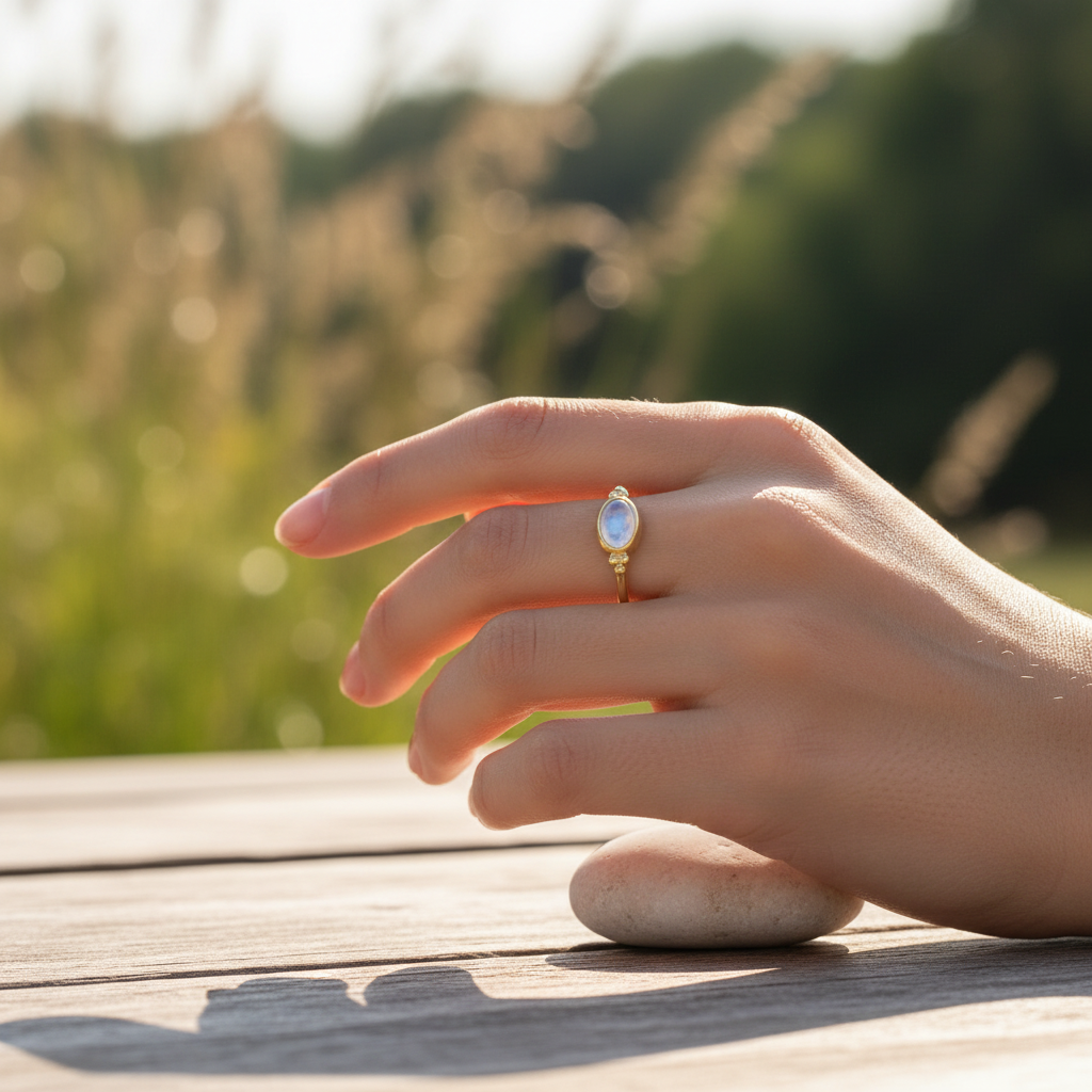 戶外自然光佩戴照