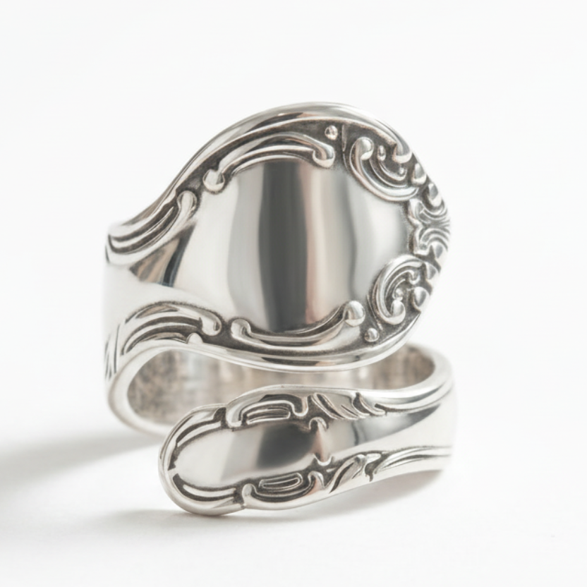 純白背景戒指圖片