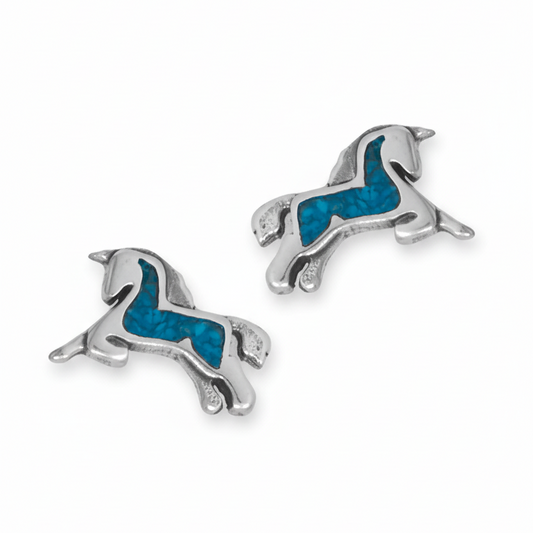 馬形耳環 - 藝術曲線構圖