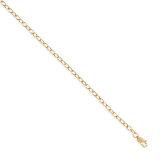 Open Link Cable Chain 14/20 Gold Filled Lobster Clasp USA 3.4mm