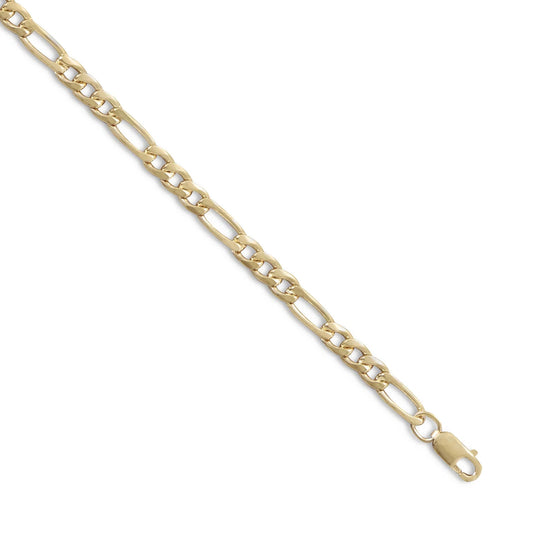 Figaro Chain Necklace 14/20 Gold Filled Lobster Clasp 3+1 3.6mm