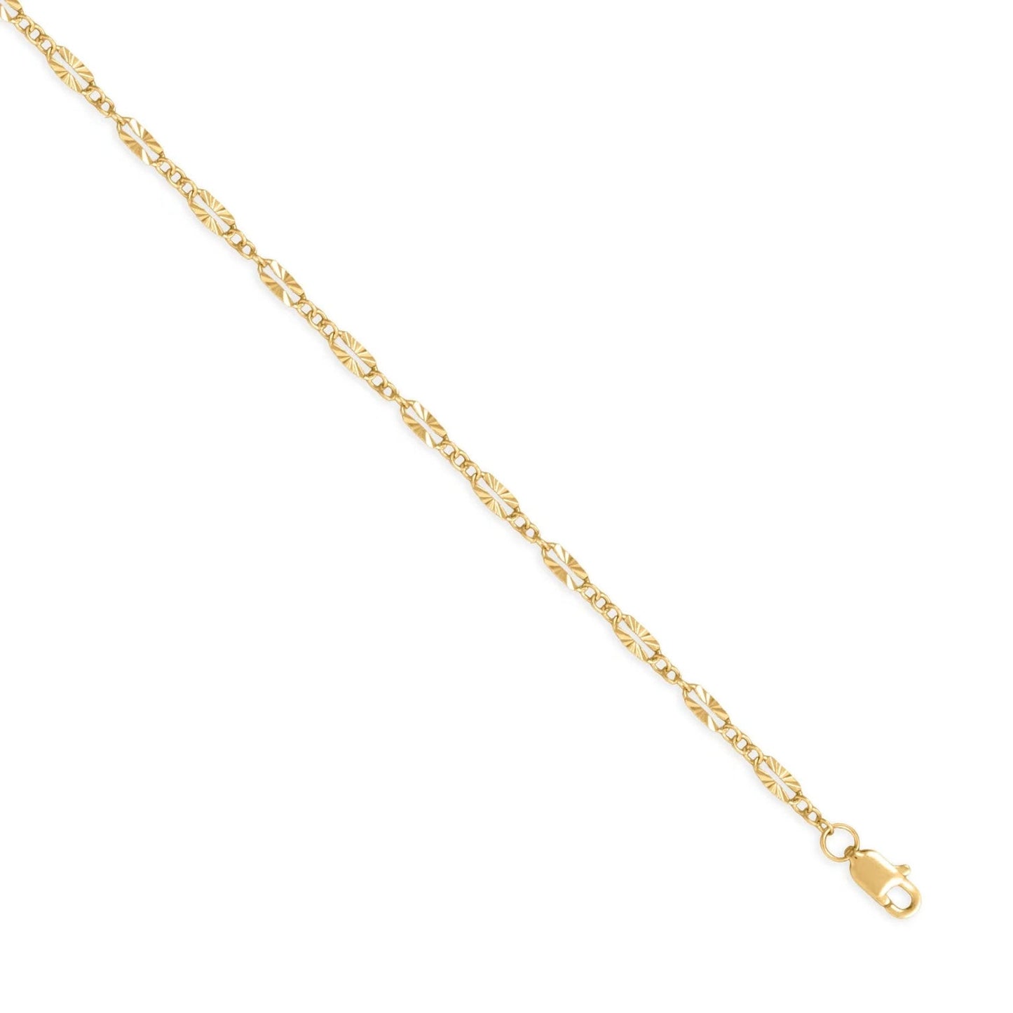 Starburst Chain Necklace 14/20 Gold Filled Lobster Clasp USA 2.5mm