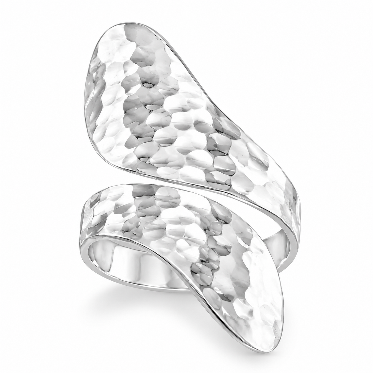 Hammered Spoon Ring 925 Sterling Silver Tapered 4mm to 12mm Sizes 6-9