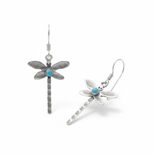Artistic arrangement of both earrings
