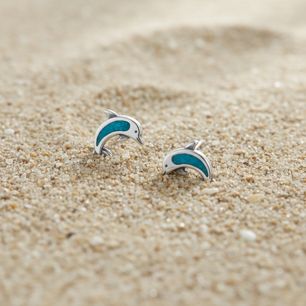 Artistic arrangement on fine sand