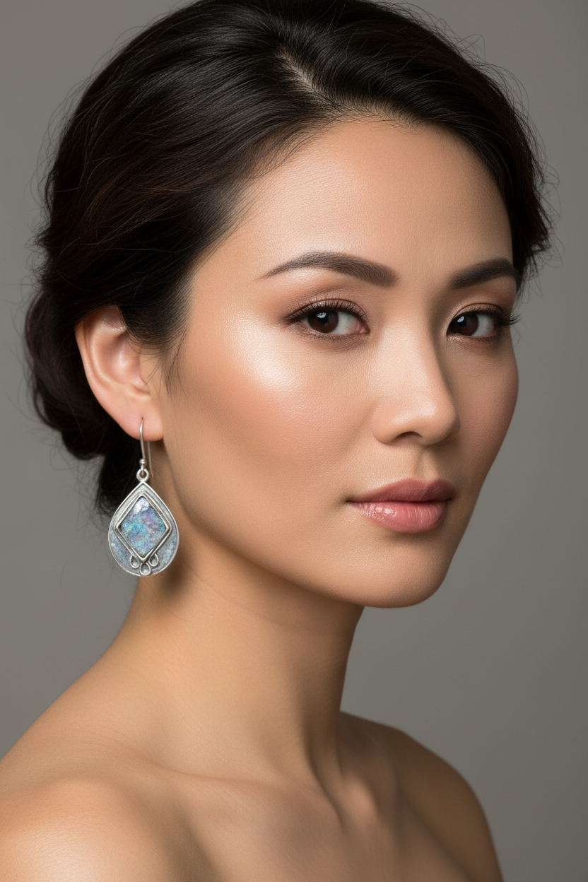 Asian Model Roman Glass